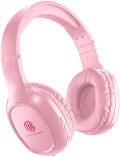 MusicSound Bluetooth sankakuulokkeet Basic pinkki - 1
