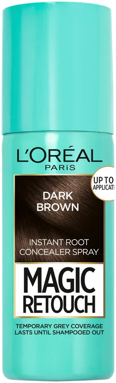 L'Oréal Paris Magic Retouch Dark Brown Suihkutettava tyvisävyte 75ml - 1