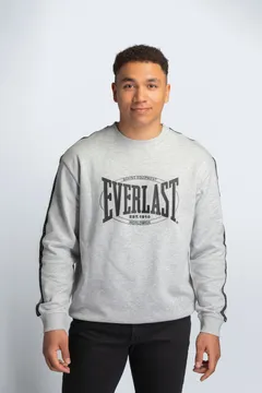 Everlast miesten collegepusero EV20017 - Grey - 5