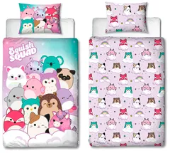 Lasten pussilakanasetti Squishmallows 150x210+50x60 monivärinen - 5