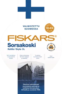 Fiskars Sorsakoski kattila 3l - 2