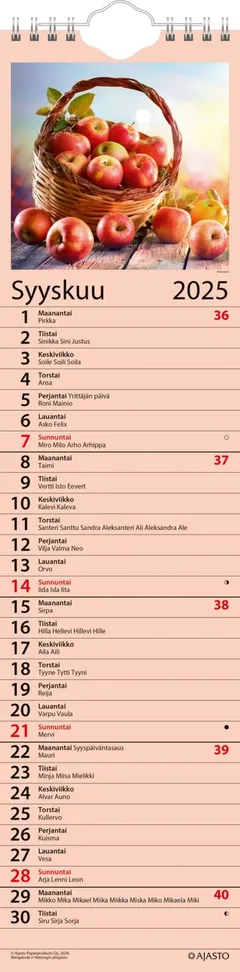 Seinäkalenteri Kotimuistio/Hemkalendern - 4