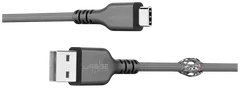 uRage USB-kaapeli, uFlex, USB-A plug - USB-C plug, mesh, 2.2 m - 2