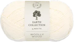 Novita Woolly Wood 100g 010 LUONNONVALKOINEN - 1