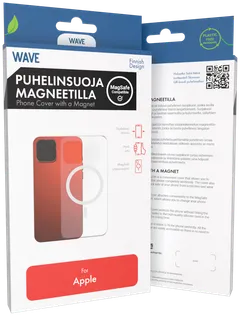 Wave MagSafe -yhteensopiva Puhelinsuoja, Apple iPhone 13 mini, Kirkas - 1