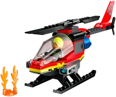LEGO City Fire 60411 Palokunnan pelastushelikopteri - 4