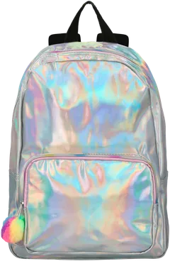 Reppu Silver Matt Metallic Rainbow etutaskulla - 1