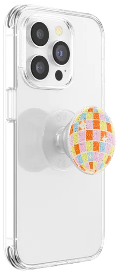 Popsockets puhelinpidike PopGrip Glitter Retro Disco - 6