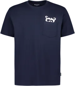 Finlayson Arkismi miesten T-paita taskulla Pesue - Dark blue - 1