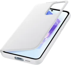 Samsung Galaxy A55 smart view wallet valkoinen suojakotelo - 2