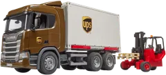 Bruder Scania Super 560R UPS Logistics truck w forklift - 4