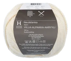 House neulelanka villa-alpakka-akryyli 112589 100 g Off White 6730 - 1