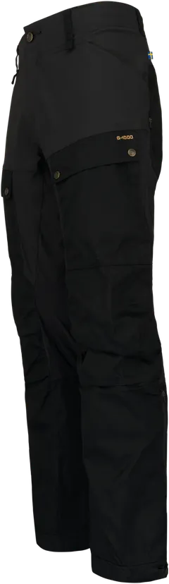 Fjällräven miesten ulkoiluhousut Keb Trousers M Long - BLACK - 2