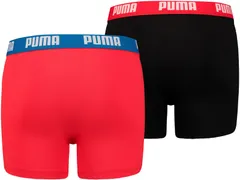 Puma lasten bokserit Basic 2-pack - Red/black - 2