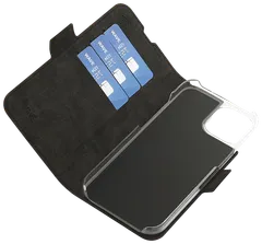 Wave MagSafe -yhteensopiva Book Case, Apple iPhone 15, Musta - 5