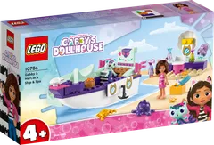 LEGO Gabby's Dollhouse 10786 Gabbyn ja Merikatin laiva ja kylpylä - 1