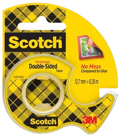 Scotch® kaksipuolinen teippi 136D UK-NOEU, 12,7 mm x 6,3 m - 1