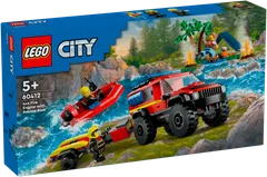LEGO City Fire 60412 Nelivetopaloauto ja pelastusvene - 2