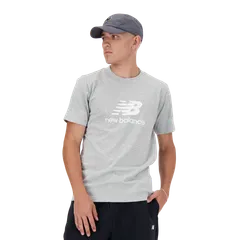 New Balance miesten t-paita Stacked Logo - ATHLETIC GREY - 6