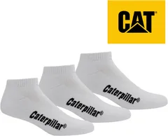 Caterpillar miesten sneakersukat sport 3-pack - WHITE - 3