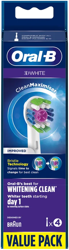 Oral-B 3D White vaihtoharja CleanMaximiser -tekniikalla 4kpl - 2