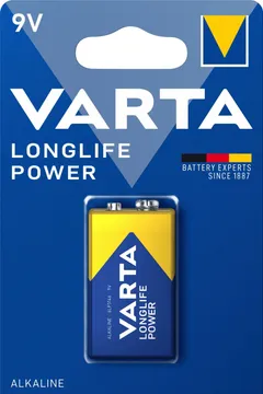 Varta Longlife Power 9V 6LR61 alkaliparisto - 1