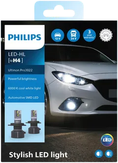 H4 Ultinon Pro3022 LED ajovalopolttimo - 2