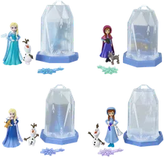 Disney Princess pikkunukke yllätyspakkauksessa Frozen Ice Reveal Squishy, erilaisia - 10