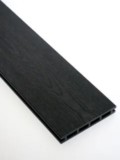 Pieksäwood puukomposiitti terassilauta tummanharmaa 21x145x3850 puukuvio/hiottu - 1