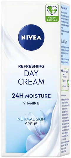 NIVEA 50ml Refreshing Day Cream -päivävoide sk15 - 1