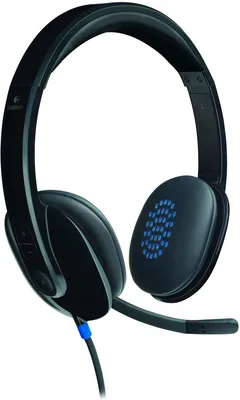 Logitech USB-kuulokemikrofoni H540 musta - 1