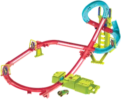 Hot Wheels Neon Speeders Skyscraper Speed Circuit - 4