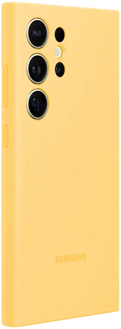Samsung S24 ultra silikonisuoja keltainen - 3