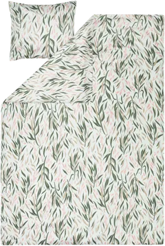House satiinipussilakanasetti Elegant Reeds 150x210 cm, PatternLab - 1
