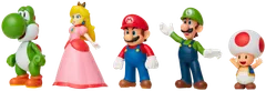 Nintendo hahmot 2.5" Mario & Friends 5-pack - 2