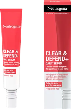 Neutrogena Clear & Defend+ Daily Serum kasvoseerumi 30 ml - 2