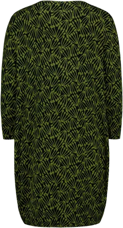 House naisten trikoomekko Inka PatternLab - heteet green&black - 2