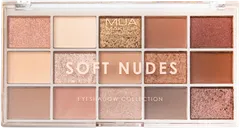 MUA Make Up Academy Eyeshadow Palette 15 shades 12 g Blush Nudes luomiväripaletti - Soft Nudes - 1