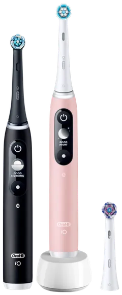 Oral-B iO6 Black Lava ja Pink Sand -Sähköhammasharja Braun-tekniikalla - 2