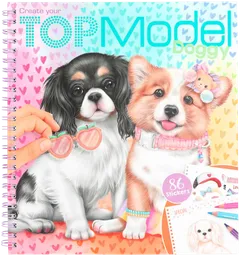 TOPModel Doggy Värityskirja - 2