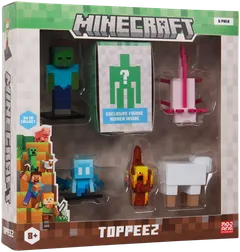 Minecraft hahmo 3D 6 cm 6 kpl deluxe - 2