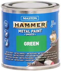 Maston metallimaali Hammer Sileä vihreä 250 ml - 1