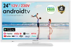 Finlux 24" HD Ready Android Smart TV 12V sekä 230V käyttöjännitteellä 24M7.1WCI-12 valkoinen - 2