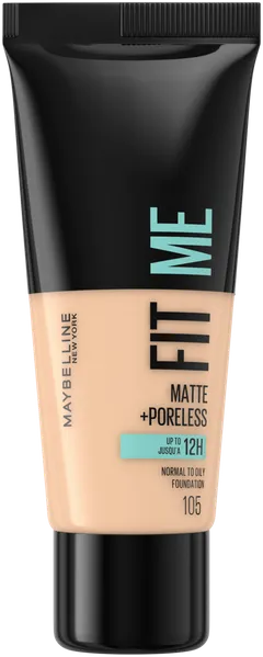Maybelline New York  Fit Me Matte & Poreless 105 Natural Ivory -meikkivoide 30ml - 1
