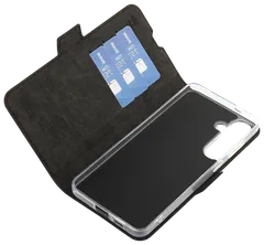 Wave Book Case, Samsung Galaxy S24 +, Musta - 4