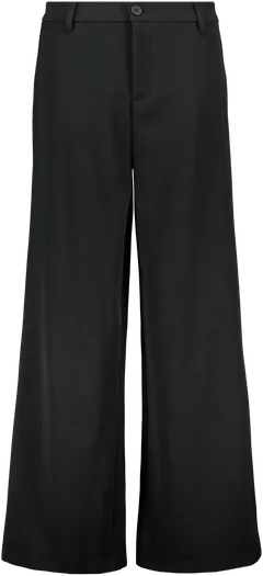 WKLY. naisten housut wide leg 222W301127 - BLACK - 1