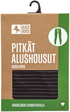 Black Horse miesten pitkät alushousut Rami - MUSTA - 2