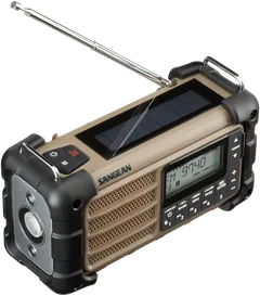 Sangean MMR-99 ladattava AM/FM-radio bluetooth yhteydellä, desert tan - 1