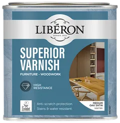 Liberon kalustelakka Superior 500 ml Medium Oak Satin - 1