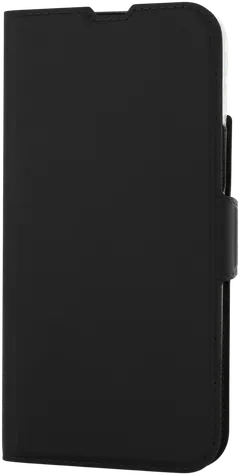 Wave MagSafe -yhteensopiva Book Case, Apple iPhone 15 Plus, Musta - 1